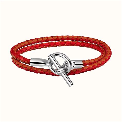 prix bracelet cuir hermes|bracelet Hermes argent et cordon.